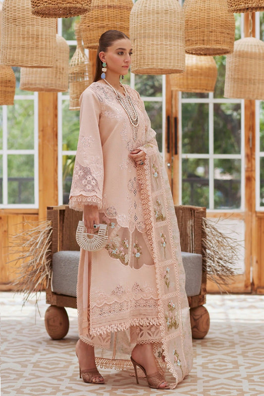 Crimson Luxury Lawn Embroidered Chikankari 3 Piece Unstitched Beyond the Garden