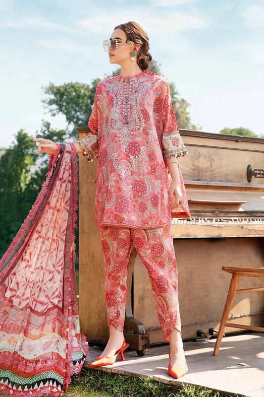 Maria.B Luxury Lawn Embroidered 3 Piece Unstitched MPT-2513-A