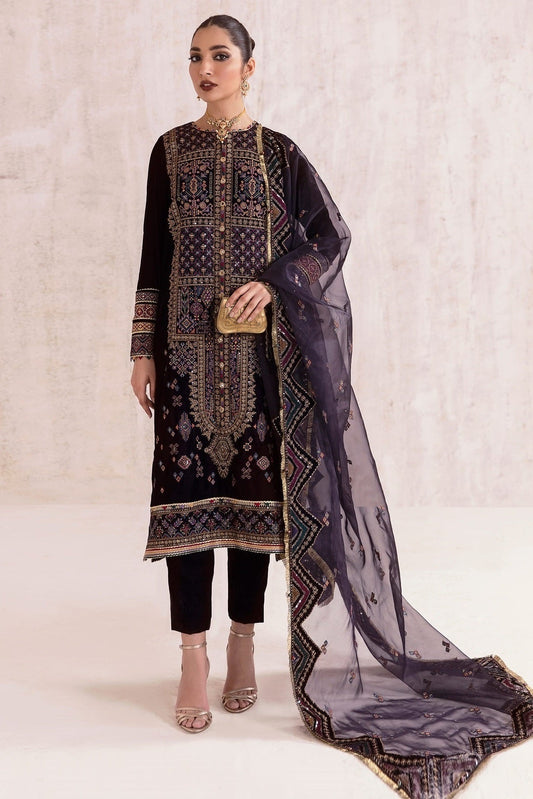 Jazmine Velvet Collection Unstitched Embroidered VF-2023 Dilaab