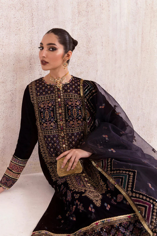 Jazmine Velvet Collection Unstitched Embroidered VF-2023 Dilaab