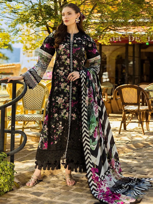 Elaf Luxury Lawn Embroidered 3 Piece Unstitched ELK-05A Belleza