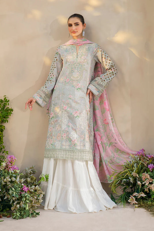 Iznik Unstitched 3 Piece Festive Embroidered Lawn Collection'2024-SFL-07