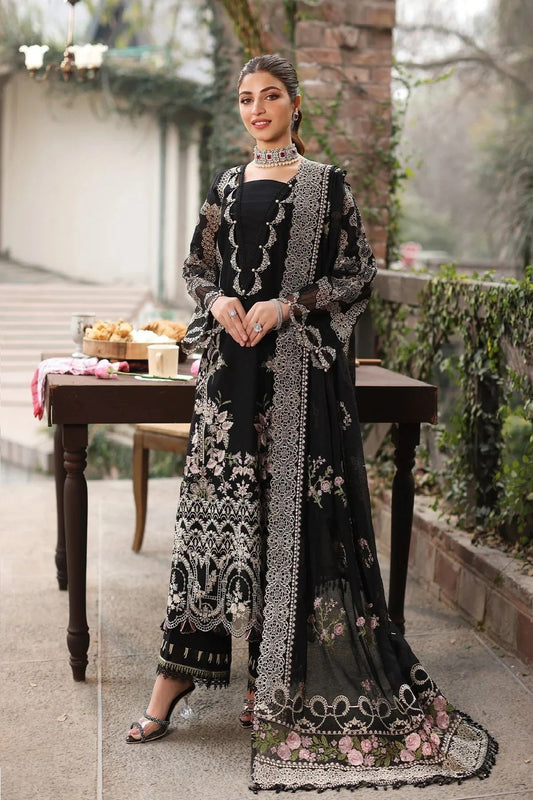 Kahf Luxury Lawn Embroidered 3 Piece Unstitched K24FLL-06 NOOR