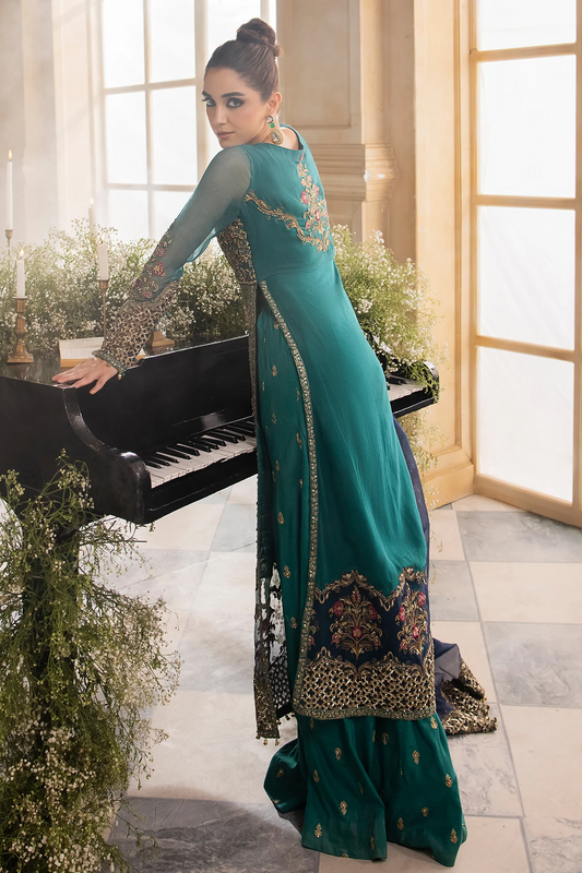 Charizma Wedding Festive Unstitched Luxury Handwork Chiffon Collection DJW4-07