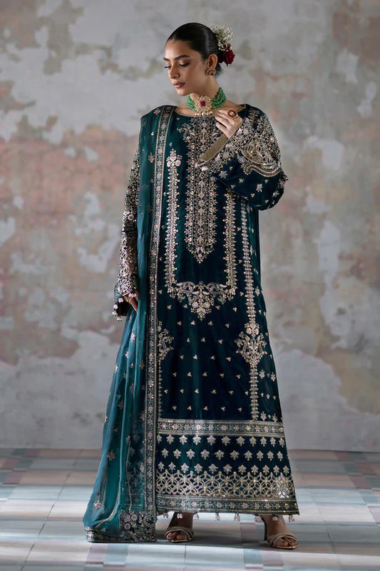 Emaan Adeel Saanjh Luxury Velvet Collection Unstitched MEHER