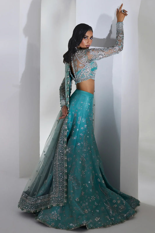 Elan Wedding Festive Luxury Embroidered Raw Silk Collection ETINCELLE DE CRISTAL EP-21007