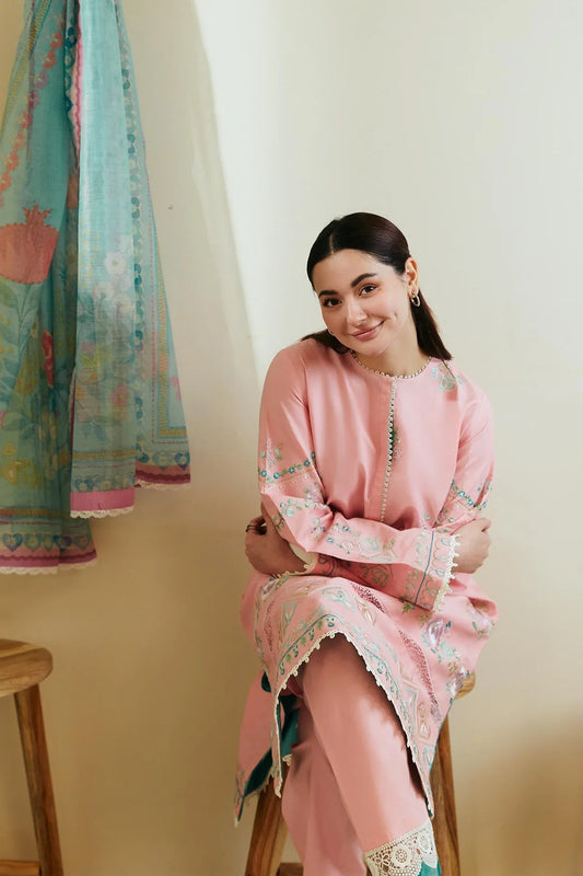 Coco by Zara Shahjahan Embroidered Lawn Unstitched 3Pc Suit D-08A ZOYA